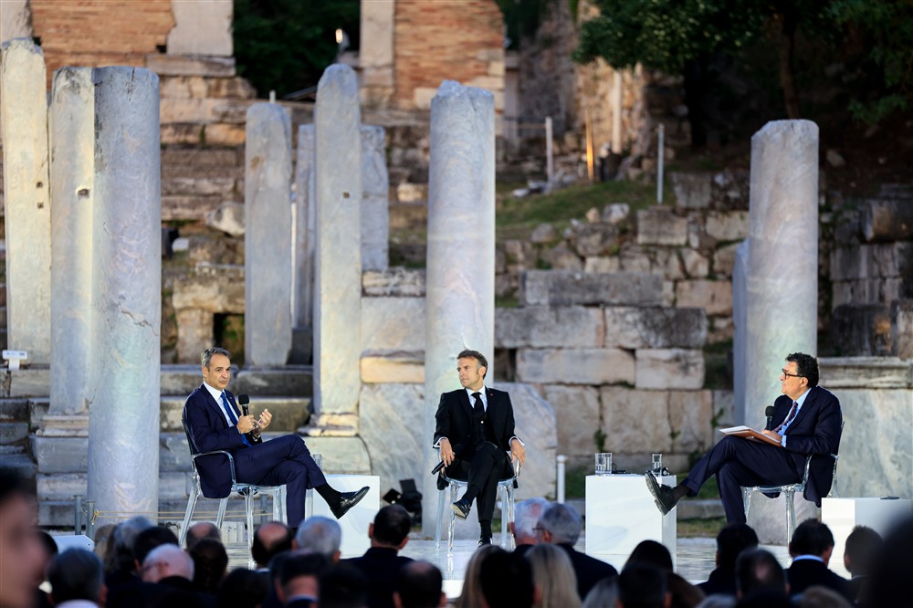 Κυριάκος Μητσοτάκης - Εμανουέλ Μακρόν