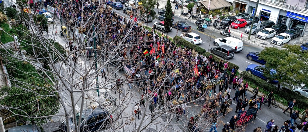 Πορεία αλληλεγγύης για την κοινότητα κατειλημμένων προσφυγικών στην Λ. Αλεξάνδρας (εικόνες)