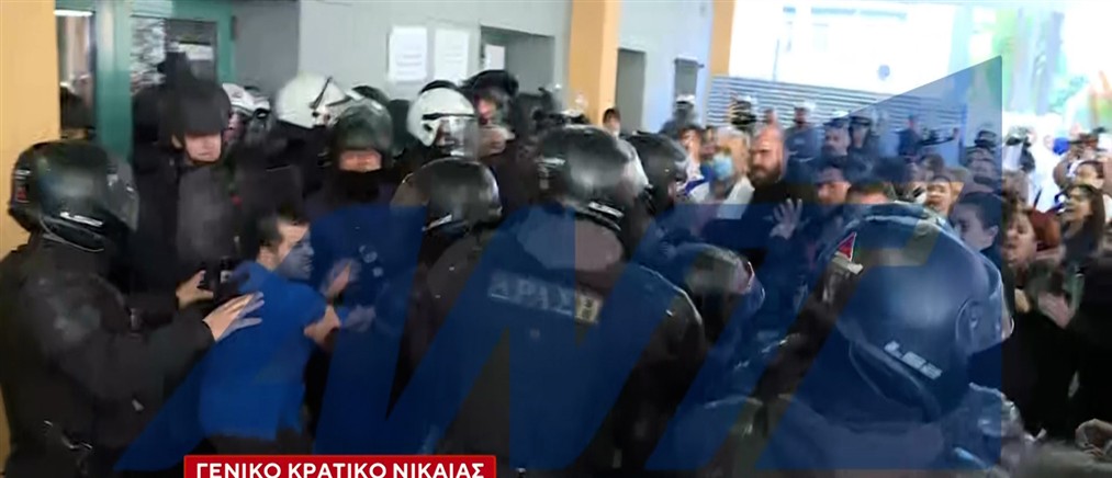 Ένταση κατά την επίσκεψη του Γεωργιάδη στο νοσοκομείο Νίκαιας (βίντεο)