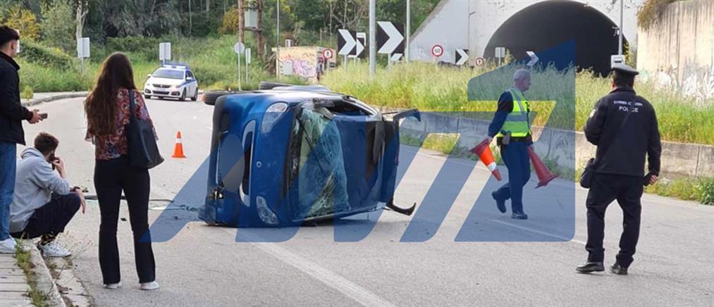 Πάτρα: Σύγκρουση οχημάτων μέσα σε τούνελ (εικόνες)