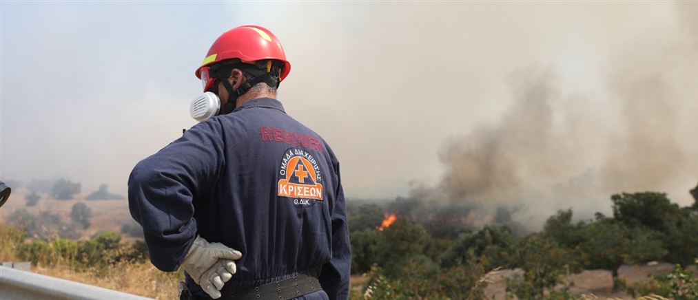 Λασίθι: Οριοθετημένη και χωρίς ενεργό μέτωπο η πυρκαγιά στο Καρύδι Σητείας