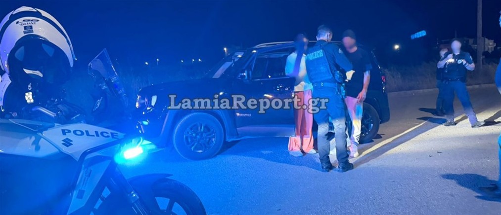 Λαμία: Τραυματισμός διανομέα μετά από τροχαίο (εικόνες)