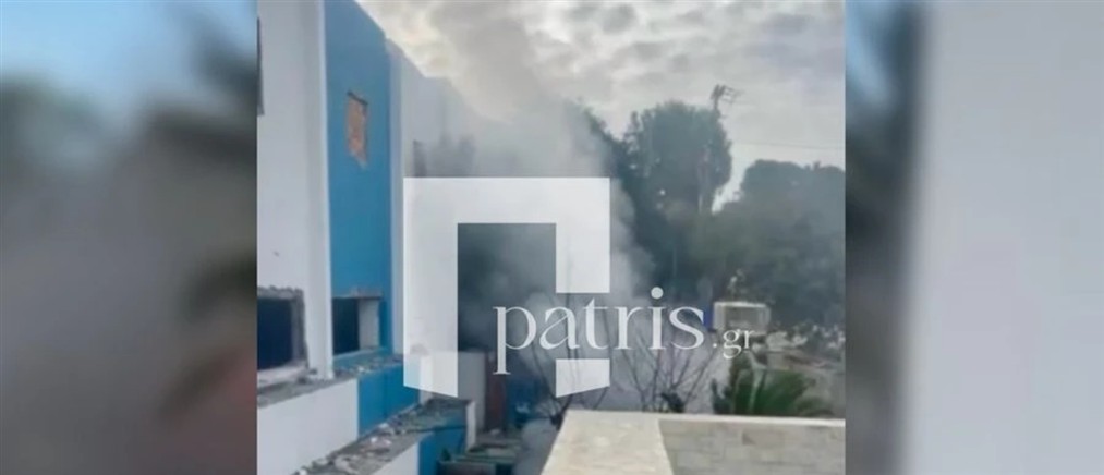 Ηράκλειο: Φωτιά ξέσπασε σε εργοτάξιο ξενοδοχείου (εικόνες)