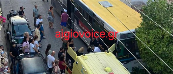 Αίγιο: Οδηγός λεωφορείου υπέστη καρδιακό επεισόδιο ενώ οδηγούσε