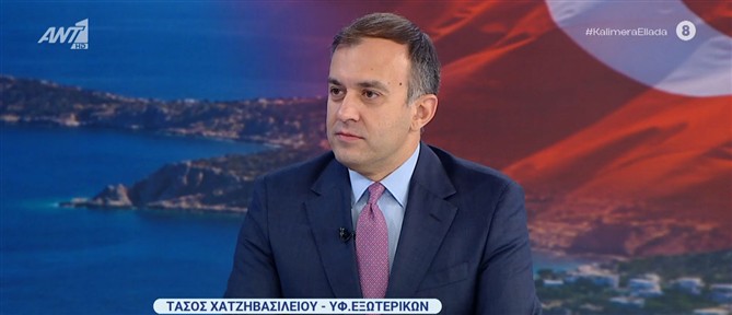 Χατζηβασιλείου στο "Καλημέρα Ελλάδα": Δεν είμαστε μόνοι μας στην Ανατολική Μεσόγειο - Με Κύπρο και Αίγυπτο υπάρχει συναντίληψη σε ζητήματα ασφάλειας