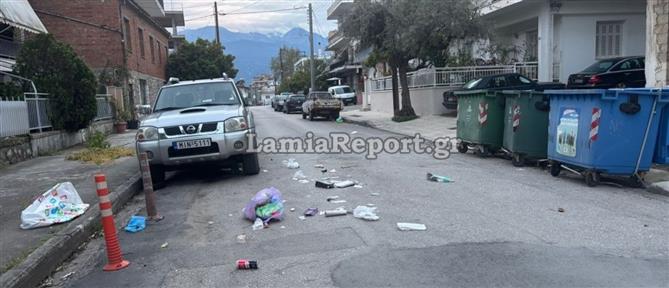 Λαμία: Νεαρός άνδρας σε αμόκ σκόρπισε τον πανικό σε γειτονιά της πόλης (εικόνες)