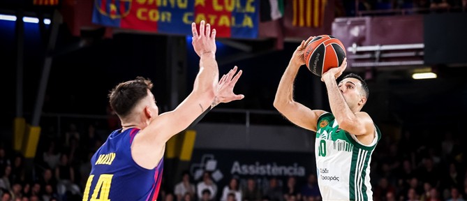 Ισοπέδωσε την Μπαρτσελόνα και "πάτησε" εξάδα ο Παναθηναϊκός
