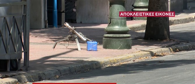 Αποκλειστικές εικόνες του ΑΝΤ1 από την ελεγχόμενη έκρηξη για το μπλε κουτί στο κέντρο της Αθήνας