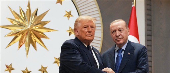 Σύνοδος του ΝΑΤΟ: Τον Ντόναλντ Τραμπ υποδέχθηκε ο ίδιος ο Ερντογάν