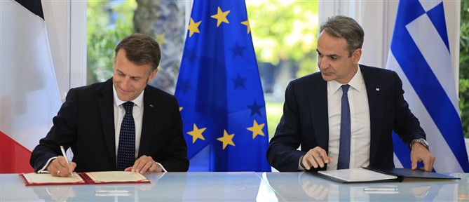 Οι 9 συμφωνίες που υπέγραψαν Ελλάδα και Γαλλία - Οι δηλώσεις Μητσοτάκη - Μακρόν