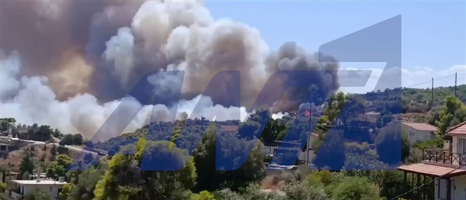 Κυκλοφοριακές ρυθμίσεις στη Σαλαμίνα λόγω πυρκαγιάς