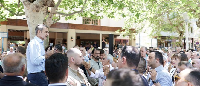 Ο Κυριακός Μητσοτάκης επανέλαβε πως έχει στόχο τον σχηματισμό αυτοδύναμης κυβέρνησης από την Ρόδο