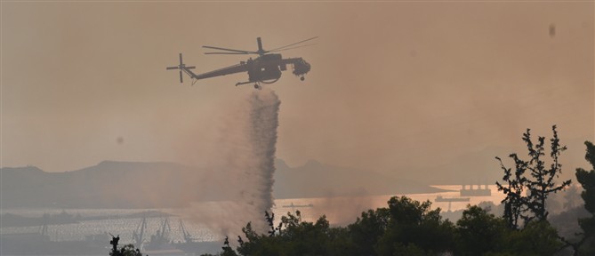Βελτιωμένη η εικόνα της πυρκαγιάς στο Ποικίλο Όρος