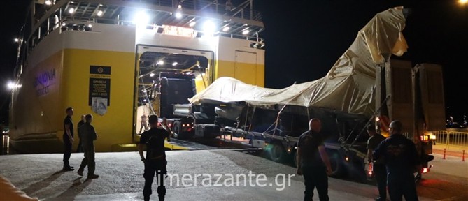 Μεταφέρθηκε από τη Ζάκυνθο το F-16 που είχε κάνει αναγκαστική προσγείωση (βίντεο)