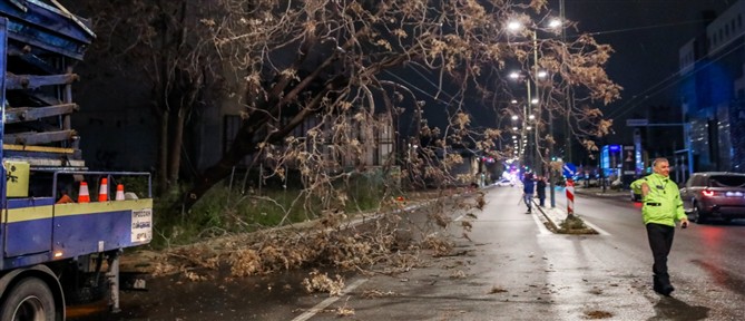 Κακοκαιρία "Erminio": Διακοπές κυκλοφορίας στη Χαλκιδική