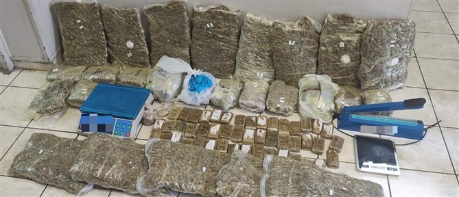 Αττική: Κατασχέθηκαν 26 κιλά  ακατέργαστης και κατεργασμένης κάνναβης