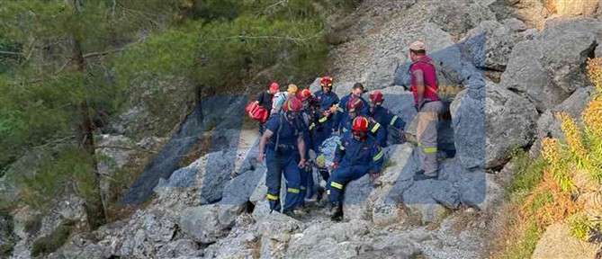 Χανιά: Επιχείρηση διάσωσης 67χρονου στο φαράγγι Αγίας Ειρήνης