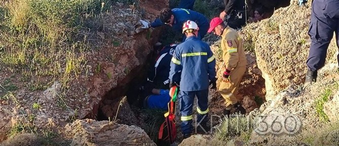 Χανιά: Τουρίστας τραυματίστηκε σοβαρά από πτώση σε βράχια