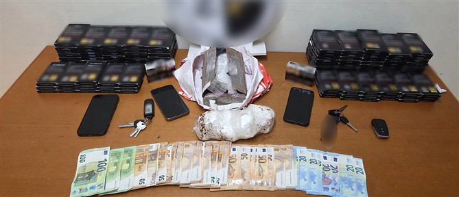 Ηράκλειο: Πάνω από 1,7 κιλά κοκαΐνης και χιλιάδες αναβολικά δισκία και ενέσιμα ετοίμαζαν να διοχετεύσουν στην αγορά