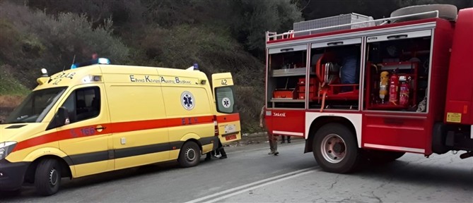 Τροχαίο ατύχημα με τραυματία στην ΠΕΟ Λάρισας  - Βόλου