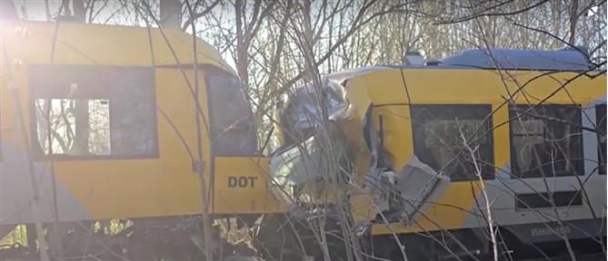 Δανία: Αυξάνεται ο αριθμός των τραυματιών μετά από μετωπική σύγκρουση δύο τρένων