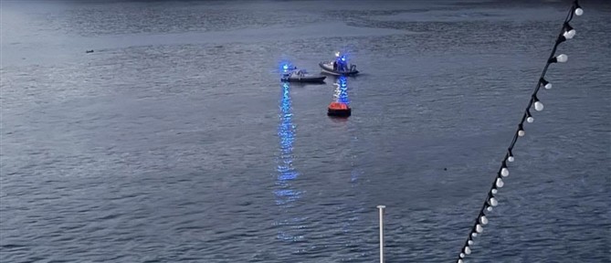 Φορτηγό πλοίο βυθίστηκε βόρεια της Άνδρου (εικόνες)