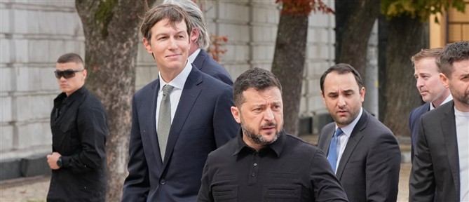 Οι δύο Αμερικανοί απεσταλμένοι συναντήθηκαν με τον πρόεδρο Ζελένσκι
