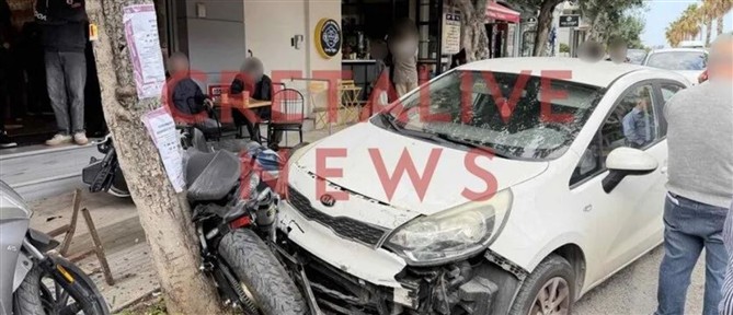 Ηράκλειο: Σοκαριστικό ατύχημα με γερανό στο κέντρο της πόλης