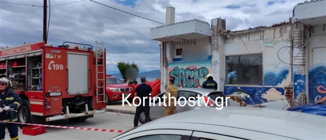 Κόρινθος: Μπαλκόνι έπεσε πάνω σε οικογένεια με παιδιά  – Νεκρή η μητέρα