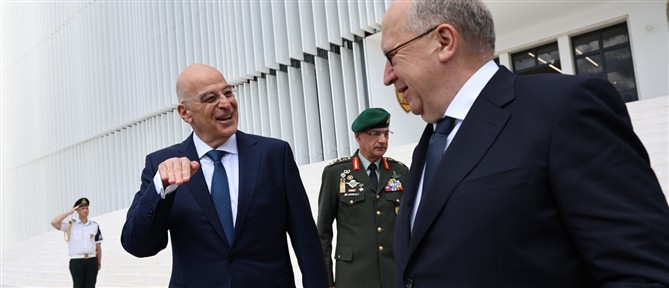 Η Ευρωπαϊκή Αμυντική Πολιτική στο επίκεντρο της συνάντησης του Ν. Δένδια με τον Α. Κουμπίλιους