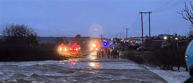 Κομοτηνή: Νεκρός ο οδηγός που παρασύρθηκε από ποτάμι που φούσκωσε λόγω βροχόπτωσης (εικόνες)