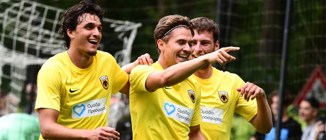 Η ΑΕΚ έδειξε... χαρακτήρα και νίκησε με 2-1 την Γκρόνιγκεν