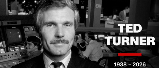 Έφυγε από τη ζωή ο ιδρυτής του CNN, Τεντ Τέρνερ