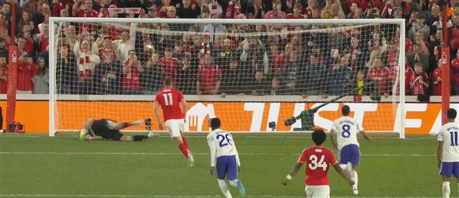 Europa League: Άνοιξε το σκορ η Νότιγχαμ Φόρεστ ενάντια στην Άστον Βίλα
